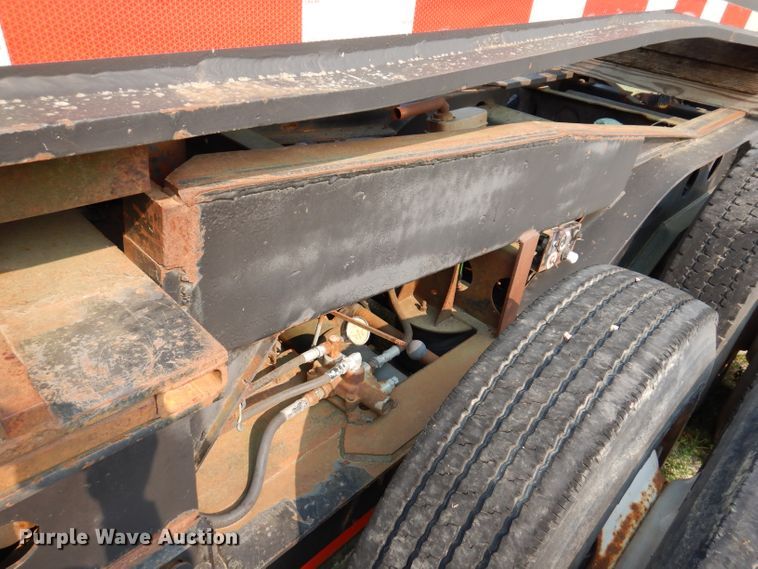 image for item IN9772 1989 Siebert 60T3A  lowboy equipment trailer