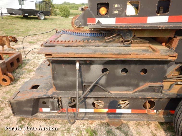 image for item IN9772 1989 Siebert 60T3A  lowboy equipment trailer