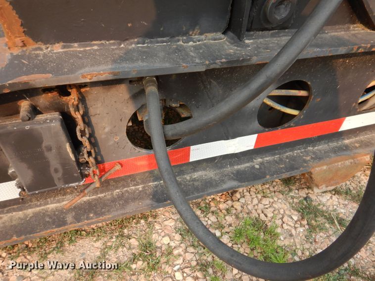 image for item IN9772 1989 Siebert 60T3A  lowboy equipment trailer