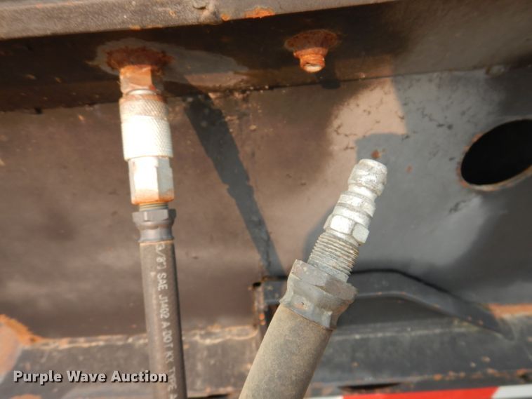 image for item IN9772 1989 Siebert 60T3A  lowboy equipment trailer