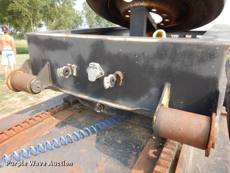 image for item IN9772 1989 Siebert 60T3A  lowboy equipment trailer