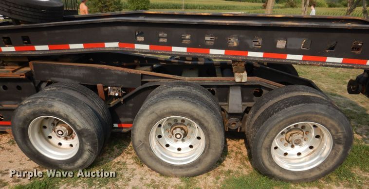 image for item IN9772 1989 Siebert 60T3A  lowboy equipment trailer