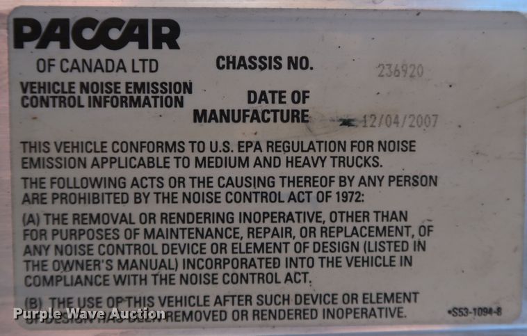 image for item JP9389 2008 Kenworth T370  paper shredder truck