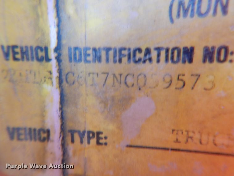 image for item JZ9846 1992 International 9300  truck cab and chassis