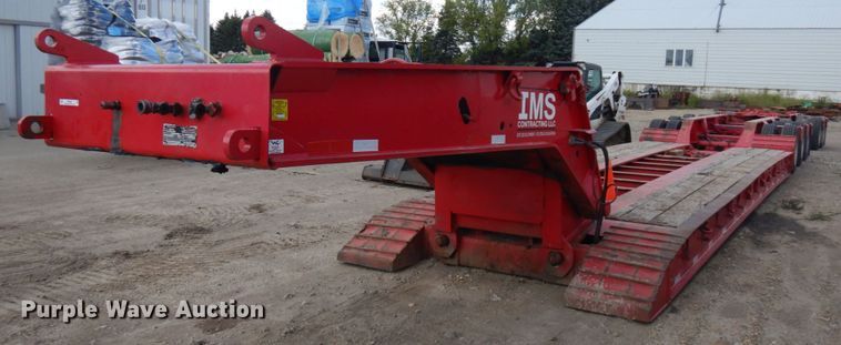image for item KK9047 2005 Talbert  lowboy equipment trailer