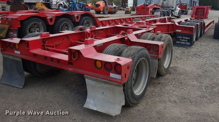 image for item KK9047 2005 Talbert  lowboy equipment trailer