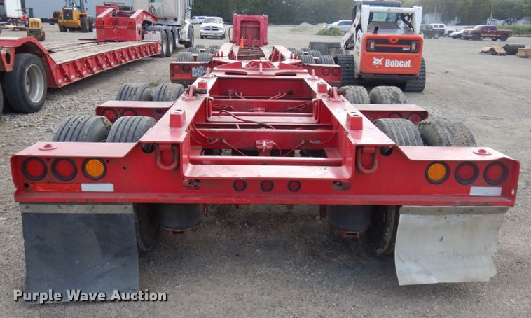 image for item KK9047 2005 Talbert  lowboy equipment trailer