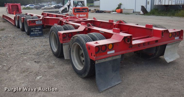 image for item KK9047 2005 Talbert  lowboy equipment trailer