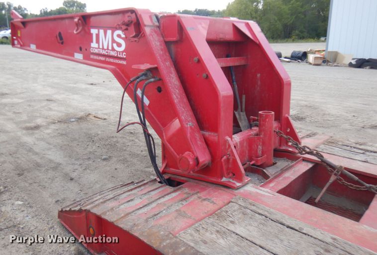 image for item KK9047 2005 Talbert  lowboy equipment trailer