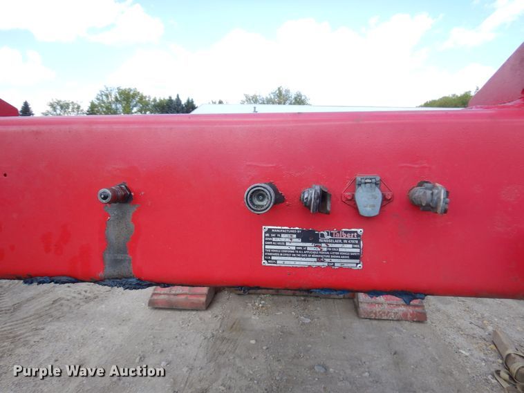 image for item KK9047 2005 Talbert  lowboy equipment trailer