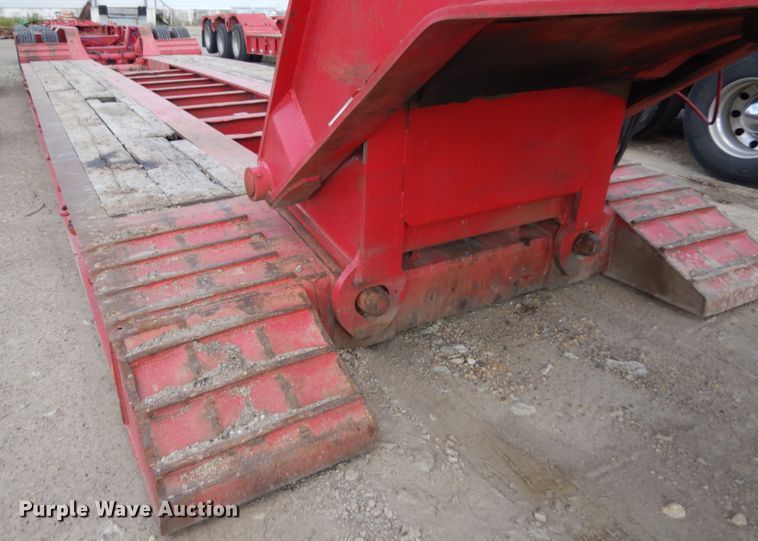 image for item KK9047 2005 Talbert  lowboy equipment trailer