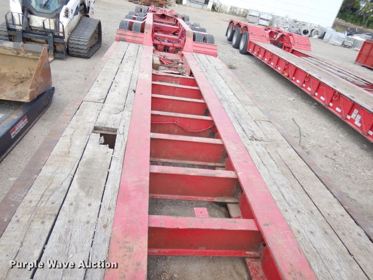 image for item KK9047 2005 Talbert  lowboy equipment trailer
