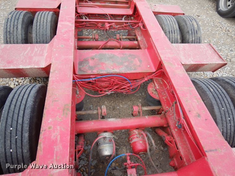 image for item KK9047 2005 Talbert  lowboy equipment trailer