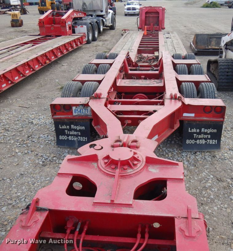 image for item KK9047 2005 Talbert  lowboy equipment trailer