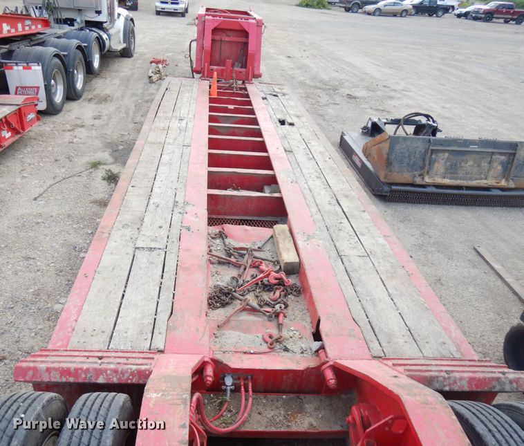 image for item KK9047 2005 Talbert  lowboy equipment trailer