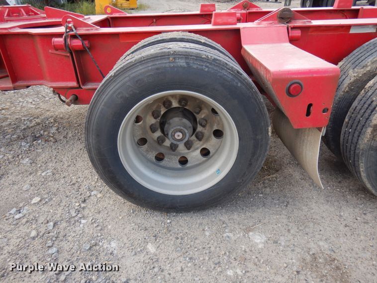 image for item KK9047 2005 Talbert  lowboy equipment trailer