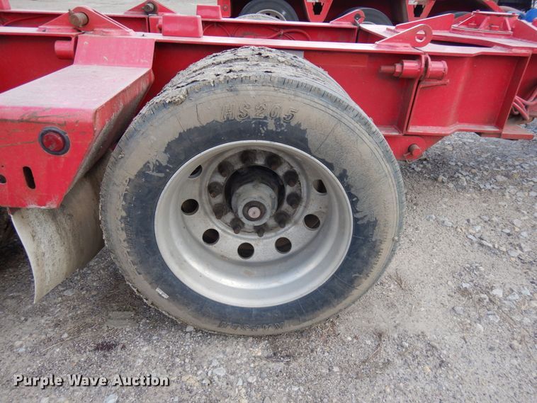 image for item KK9047 2005 Talbert  lowboy equipment trailer