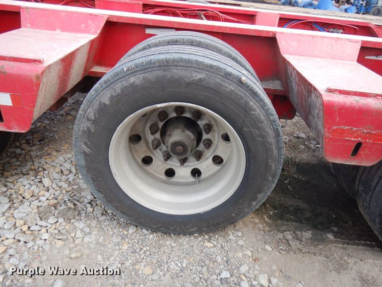 image for item KK9047 2005 Talbert  lowboy equipment trailer