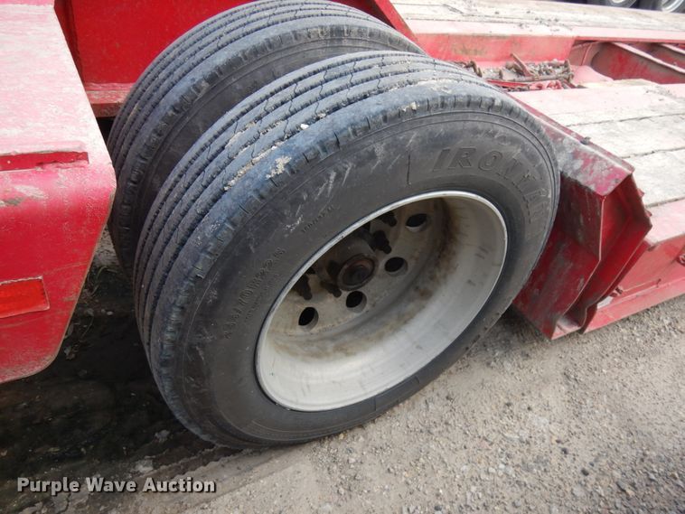 image for item KK9047 2005 Talbert  lowboy equipment trailer