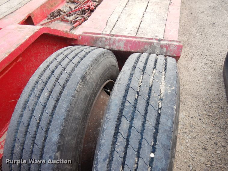 image for item KK9047 2005 Talbert  lowboy equipment trailer