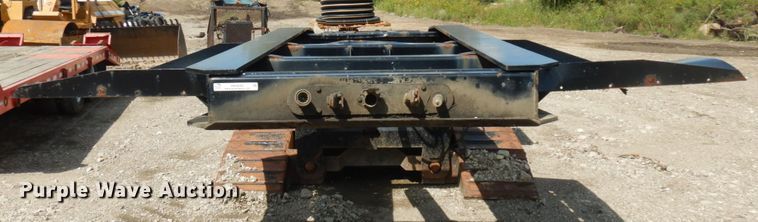 image for item KK9049 1999 Trail King HG Series T8  lowboy equipment trailer
