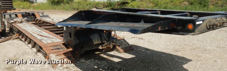 image for item KK9049 1999 Trail King HG Series T8  lowboy equipment trailer