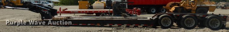 image for item KK9049 1999 Trail King HG Series T8  lowboy equipment trailer