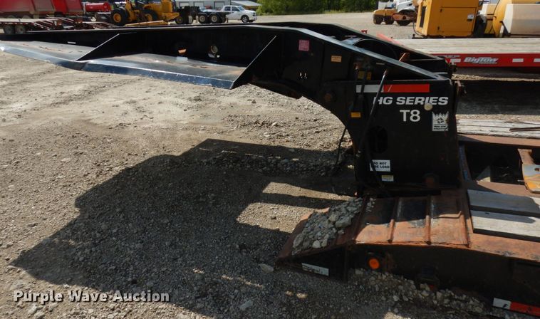 image for item KK9049 1999 Trail King HG Series T8  lowboy equipment trailer