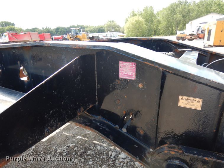 image for item KK9049 1999 Trail King HG Series T8  lowboy equipment trailer