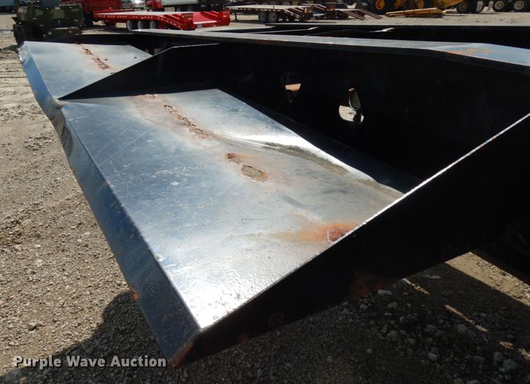 image for item KK9049 1999 Trail King HG Series T8  lowboy equipment trailer