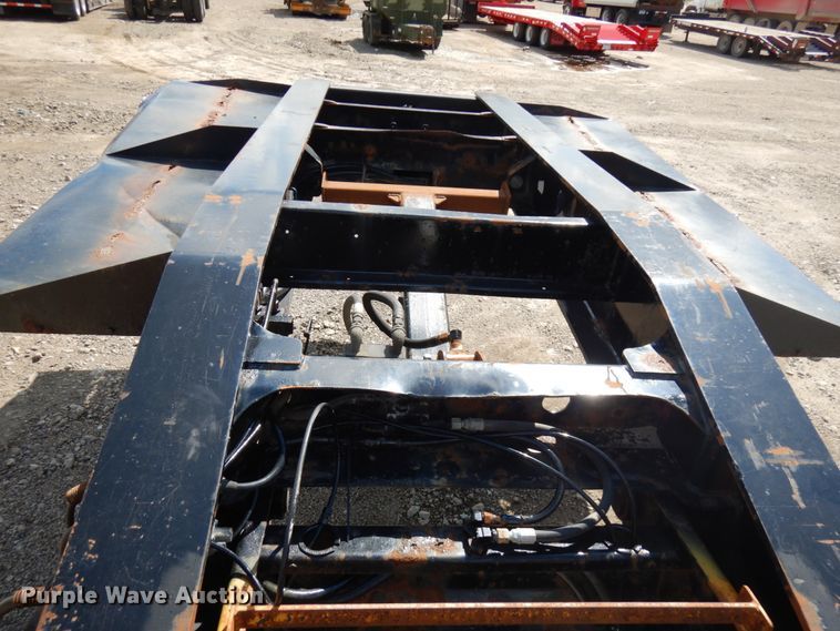 image for item KK9049 1999 Trail King HG Series T8  lowboy equipment trailer