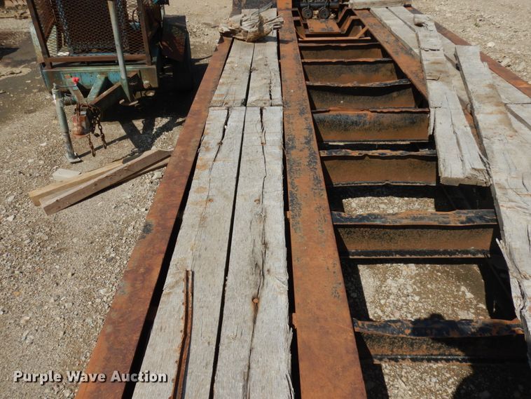 image for item KK9049 1999 Trail King HG Series T8  lowboy equipment trailer