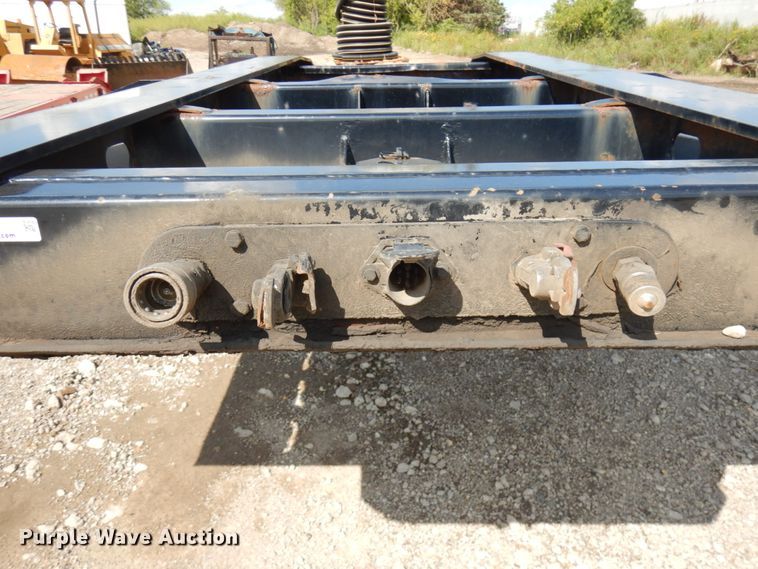 image for item KK9049 1999 Trail King HG Series T8  lowboy equipment trailer