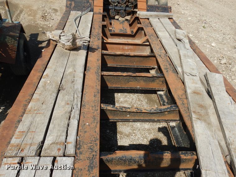 image for item KK9049 1999 Trail King HG Series T8  lowboy equipment trailer