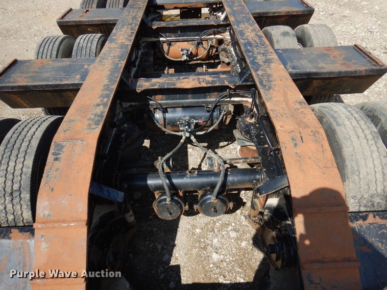 image for item KK9049 1999 Trail King HG Series T8  lowboy equipment trailer