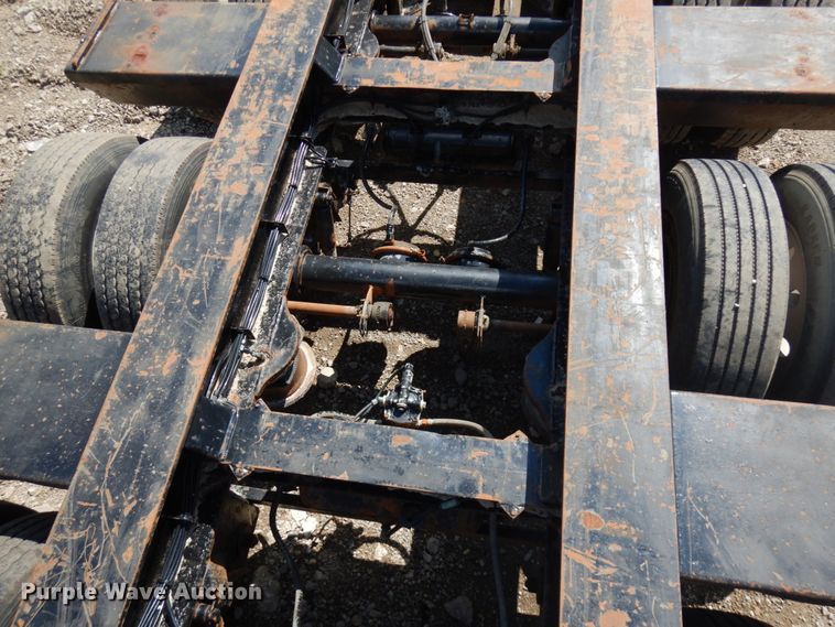 image for item KK9049 1999 Trail King HG Series T8  lowboy equipment trailer