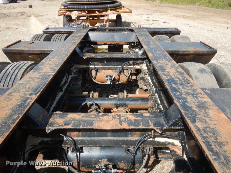 image for item KK9049 1999 Trail King HG Series T8  lowboy equipment trailer