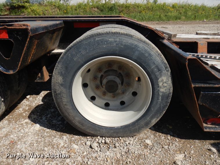 image for item KK9049 1999 Trail King HG Series T8  lowboy equipment trailer