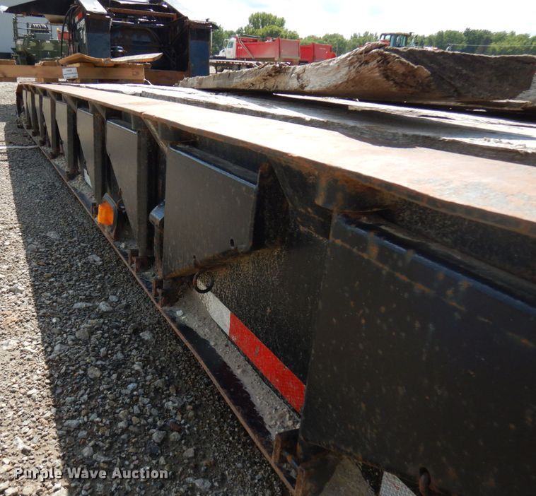 image for item KK9049 1999 Trail King HG Series T8  lowboy equipment trailer