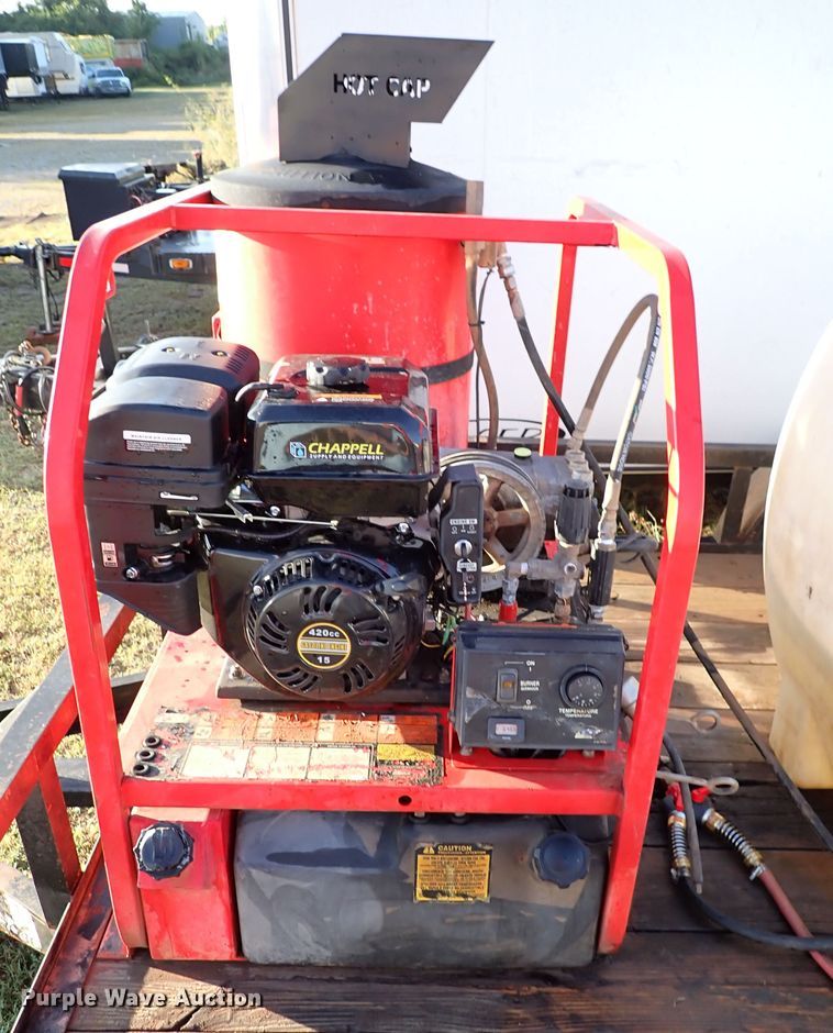 image for item DI5781 2016 Wilson  pressure washing trailer