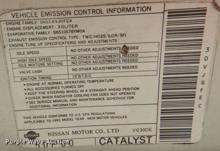 image for item DJ0800 1991 Nissan 300ZX