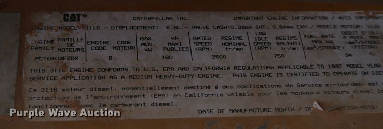 image for item DJ1981 1994 Chevrolet Kodiak C6500  utility / service truck