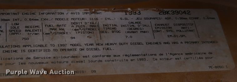 image for item DJ1981 1994 Chevrolet Kodiak C6500  utility / service truck