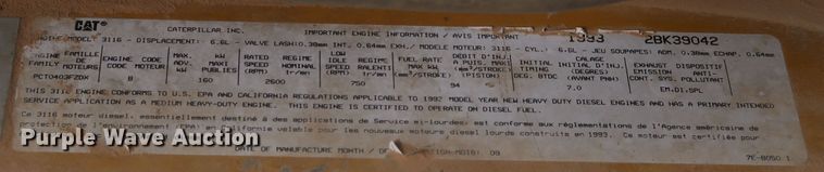 image for item DJ1981 1994 Chevrolet Kodiak C6500  utility / service truck