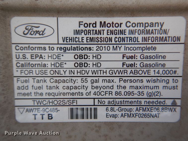 image for item DJ7390 2010 Ford E450  shuttle bus