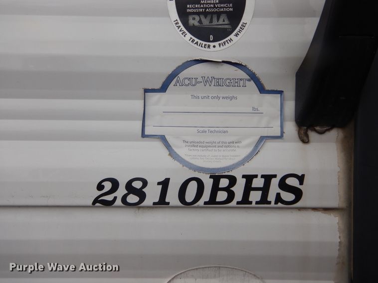 image for item DL6322 2014 Aspen Trail 2810BH  camper