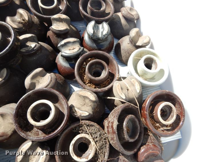 image for item DL6344 Approximately 300 porcelain insulators