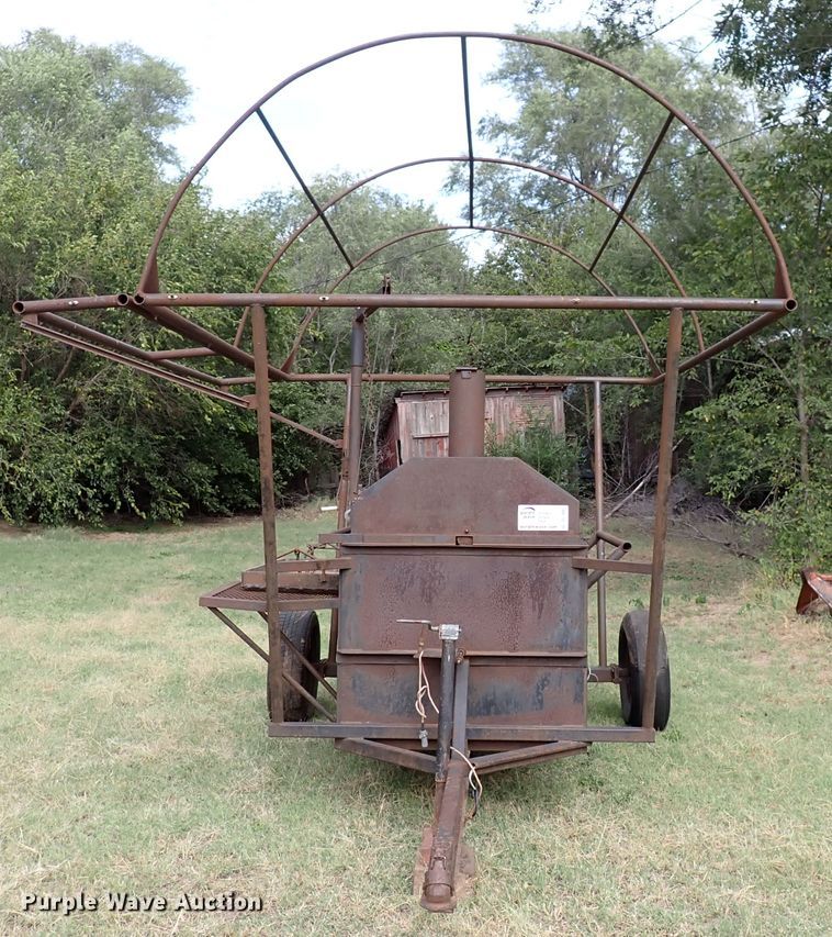 image for item DL7667 Shop built smoker trailer