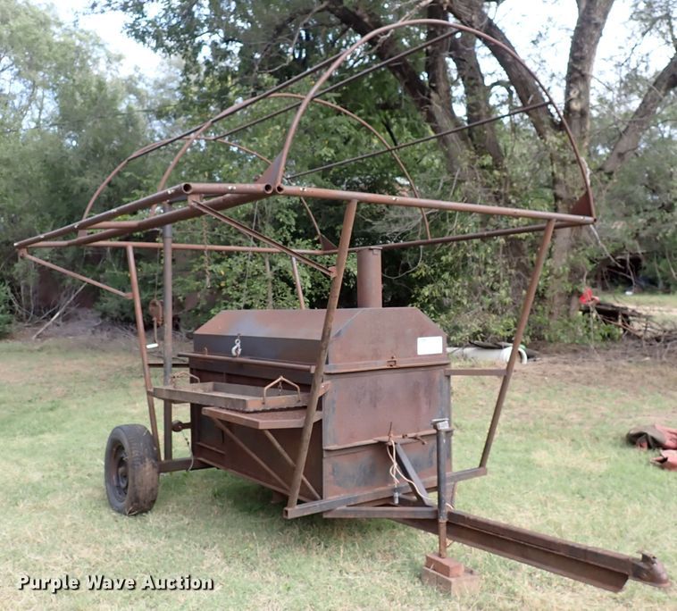 image for item DL7667 Shop built smoker trailer