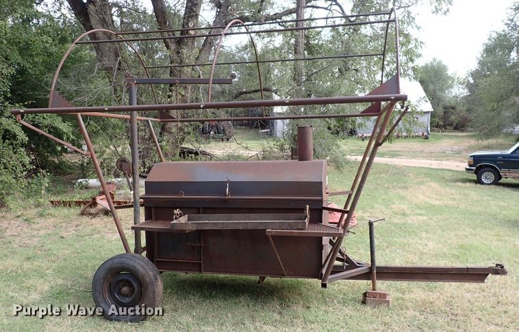 image for item DL7667 Shop built smoker trailer